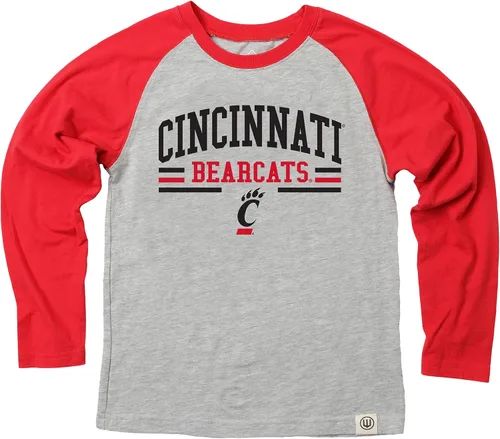 Miniatura 12 de Wes and Willy NCAA playera raglán de manga larga para niños