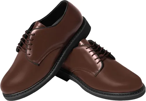 Miniatura 8 de Rothco Zapatos de vestir Oxford de uniforme formal clásico marrón