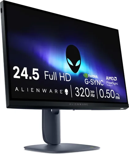 Miniatura 18 de Alienware 27 Monitor para juegos - AW2725DM - Pantalla QHD de 27 pulgadas 180Hz 1ms, IPS, NVIDIA G-SYNC, AMD Freesync, VESA AdaptiveSync.