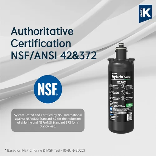 Miniatura 5 de Pureal Sistema de filtro de agua para debajo del fregadero con grifo, sistema completo certificado NSF/ANSI 42 y 372, elimina PFAS, plomo, cloro