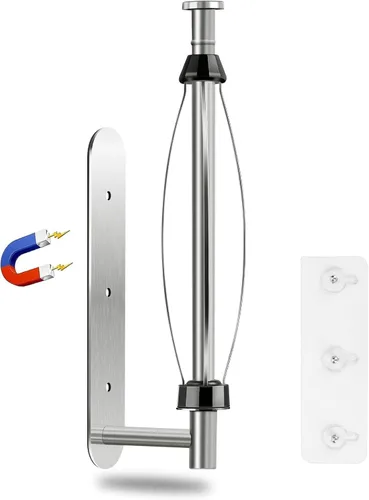 KIHOGEM Soporte magnético para toallas de papel, operable con una mano, soporte de pared con fuerte respaldo magnético y autoadhesivo para cocina,
