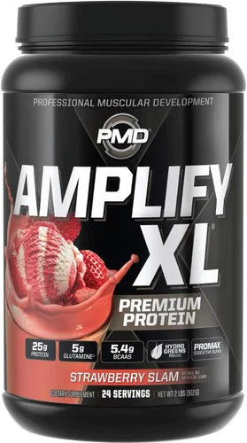 Miniatura 13 de PMD Sports Amplify XL Premium Suplemento de proteína de suero Hydro Greens Blend - Matriz de proteína de glutamina y suero con superalimento