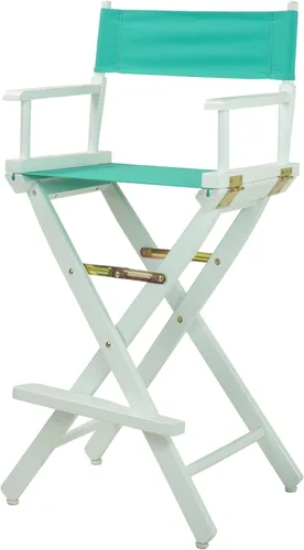 Miniatura 29 de Casual Home - Silla de director de 24 in, marco de roble miel, con lona color verde cazador, altura de mostrador Marco de roble miel - Madera maciza