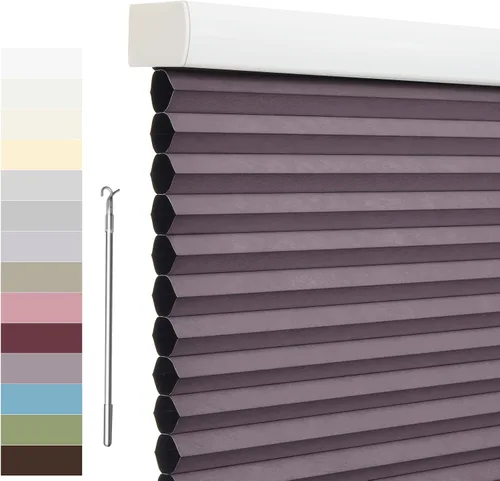 Miniatura 34 de Tonature Persianas Celulares de Tamaño Personalizado para Ventanas Cortinas Blackout sin Cordón Persianas Enrollables Protección UV Aislamiento