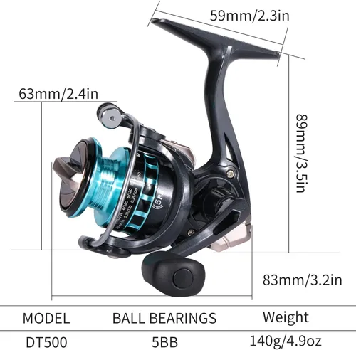 Miniatura 4 de Combo de caña y carrete para pesca en hielo Sougayilang, kit completo de equipo de pesca en hielo, incluye jig de hielo y accesorios para pesca