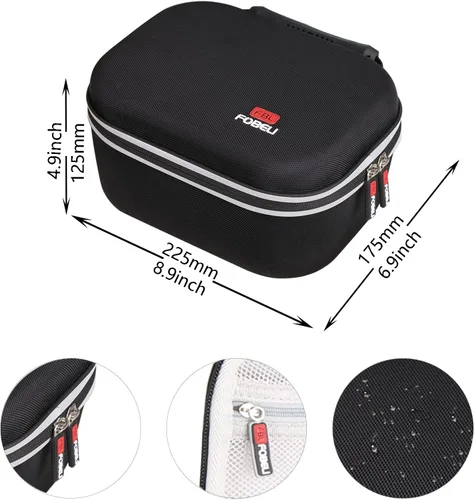 Miniatura 6 de FBLFOBELI Hard Case for Walker's Razor Slim/Howard Leight Shooting Ear Protection Electronic Shooting Muffs Earmuff Negro