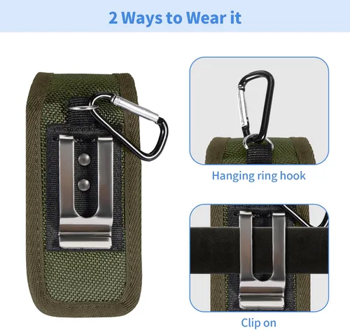 Miniatura 6 de Funda multiherramienta EDC compatible con Leatherman Wave Plus Wingman Surge Rebar, bolsa multiusos con clip para cinturón, bolsa de herramientas