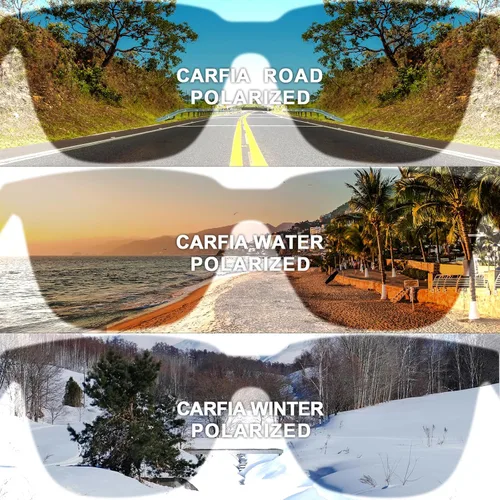 Miniatura 13 de Carfia Chic - Lentes de sol polarizados para mujer, protección UV400, marco de acetato pulido a mano