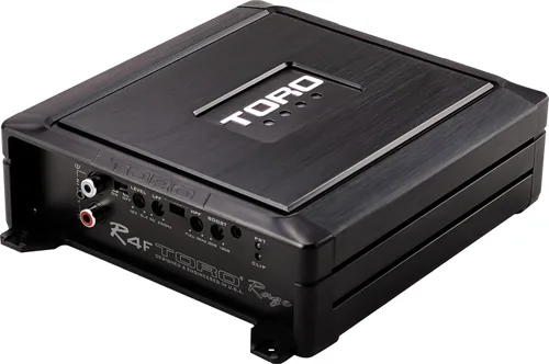Toro Audio R4F 1000 vatios RMS / 2500 W MAX Monoblock Amplificador de coche | Amplificador de subwoofer clase D de puente completo, potencia de