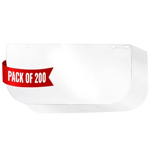 Miniatura 7 de SAFE HANDLER Protectores faciales de repuesto – Visera de policarbonato transparente, repuesto para casco de seguridad con protector facial