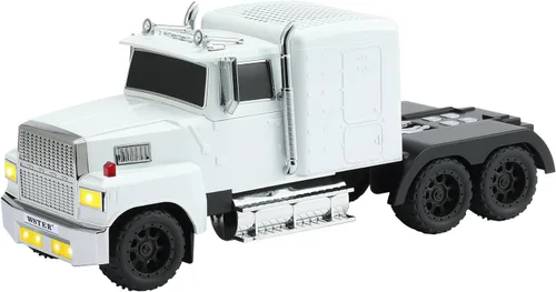 WSTER American Truck Altavoz Bluetooth, modelo de coche retro, inalámbrico portátil con sonido estéreo HD, emparejamiento TWS, reproducción Blanco