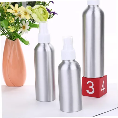 Miniatura 6 de DOITOOL 9pcs Refillable Aluminum Spray Bottles Travel Containers Nozzle for Perfume and Liquid Storage Portable and White