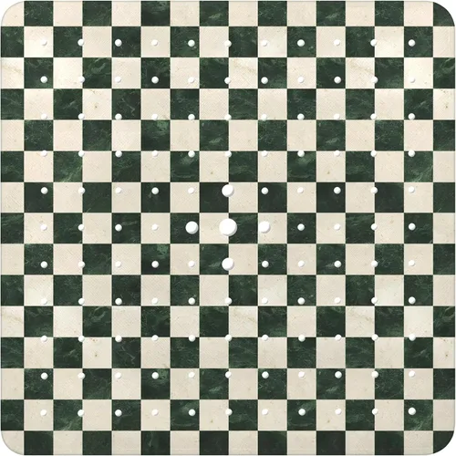 Miniatura 43 de Alfombra para Bañera Antideslizante, Alfombra Bohemia Cuadrada para Bañera y Piso de Ducha con Ventosas para Adultos, Niños y Ancianos, 21 x 21