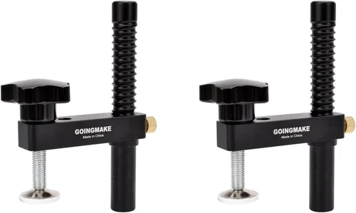 GOINGMAKE Abrazadera de banco para perro, abrazaderas de agujero de perro de banco de 3/4 pulgadas para herramientas de carpintería, abrazaderas de