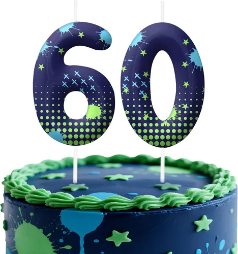 Miniatura 27 de Velas de cumpleaños con el número 0 de béisbol, decoración de pastel con temática de béisbol para niños y niñas, decoraciones de pasteles