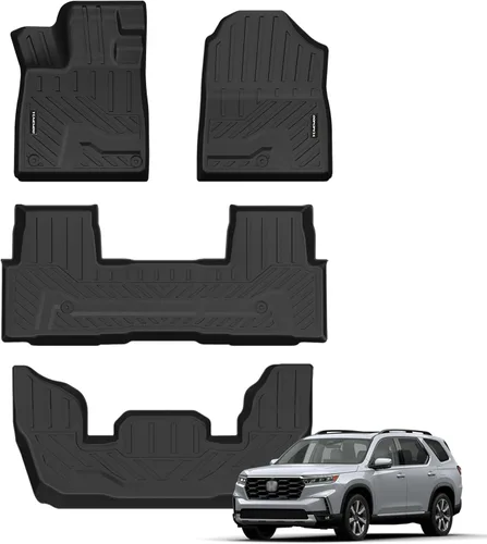 Miniatura 9 de Alfombrillas para Honda Civic Gas Sedan 2006-2011, alfombrilla mejorada para maletero para todo tipo de clima, revestimientos de suelo TPE