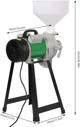 Miniatura 2 de Molinillo eléctrico de grano de 2200 W, molinillo de maíz para alimentación húmeda, molino de harina, molinillo de cereales de grano, arroz, maíz