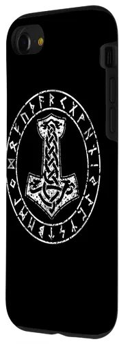 Miniatura 2 de Funda para iPhone SE (2020) / 7 / 8 Mjolnir Thor Hammer Viking Norse Mitología