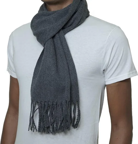 Miniatura 26 de Alpine Swiss Bufanda a cuadros para hombre, ultra suave, chal de invierno, cálido, ligero, para clima frío