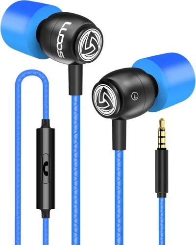 Miniatura 16 de Auriculares con cable Ludos Clamor, auriculares intraaurales, 5 años de garantía, auriculares con micrófono, auriculares con aislamiento de ruido