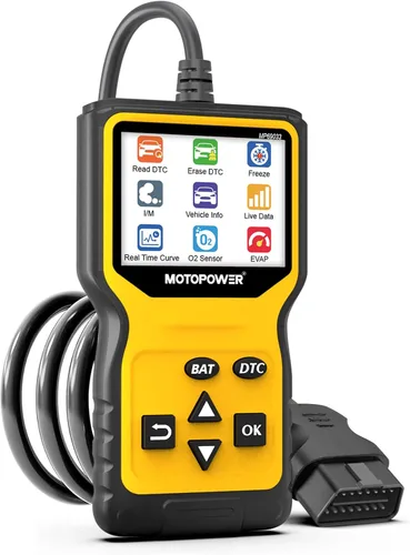Miniatura 2 de MOTOPOWER MP69033 Pro OBD2 Escáner Lector de Código, Herramienta de Diagnóstico de Luz de Falla del Motor con Probador de Batería