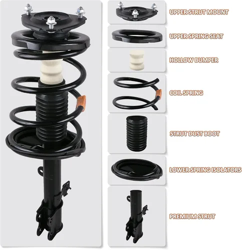 Miniatura 2 de MOSTPLUS Juego de par delantero completo de puntales rápidos 172210 172209 compatibles con Pontiac Torren 2006 2005-2006 Chevrolet Equinox