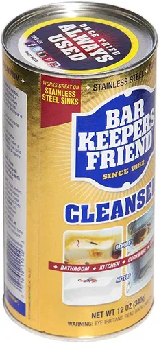 Miniatura 2 de Bar Keepers Friend Limpiador en polvo de 12 onzas (paquete de 1) (el embalaje puede variar)