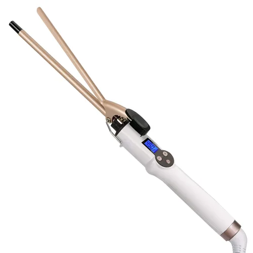 Miniatura 7 de Hoson - Rizador profesional de 1.25 pulgadas, tubo con revestimiento de cerámica turmalina profesional, pantalla LCD con 9 ajustes de calor