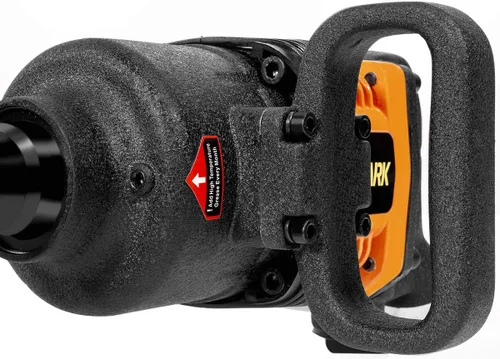 Miniatura 6 de Stark USA Pistola de impacto neumática resistente de 1 pulgada para camión neumático de vástago largo (enchufe de 1.496 in y 1.614 in) Pistola