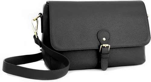 Meliaebag - Bolso para cámara sin espejo para mujer, elegante bolsa de cuero genuino para cámara, bolsa cruzada para viajes, compatible con Canon