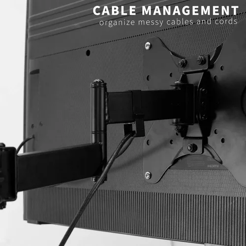 Miniatura 7 de VIVO Soporte universal para TV de 32 a 55 pulgadas con placa VESA extraíble de 2.953 x 2.953 in a 15.748 x 15.748 in, se adapta a tubos de hasta 2.0