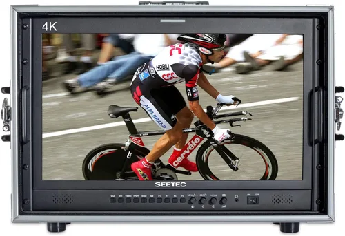 P215-9HSD-CO 21.5 pulgadas 3G SDI 4K HDMI Broadcast Carry on Director Monitor con Full HD 1920x1080 3 Color Tally Light