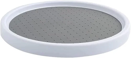 Lazy Susan - Tocadiscos de 10 pulgadas, organizadores de despensa y almacenamiento de especias, organizador de latas para gabinete de cocina,