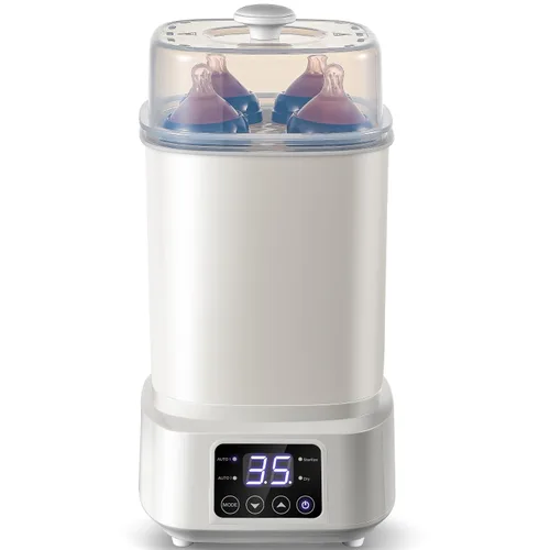 Miniatura 11 de AMZBABYCHEF Esterilizador y secador de biberones eléctrico, esterilizador y secador de vapor para biberones, esterilizador y secador de biberones 4
