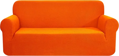 Miniatura 53 de CHUN YI - Funda elástica de 1 pieza para sillón grande, funda protectora suave de Jacquard con elastano, detalle de cuadros y parte inferior