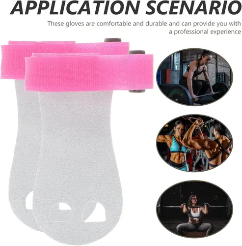 Miniatura 9 de Yardwe 5 pares de guantes de gimnasia para levantamiento de pesas, guantes de gimnasio para hombres, guantes de gimnasio para hombres, niños,