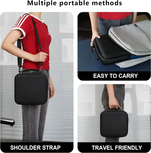 Miniatura 7 de Funda rígida de transporte para Canon EOS Rebel T7 / T8i / T5 / R50 / R100 / T6 / R8 / R10 / R5 Mark II / R7 / R5 / T100 DSLR cámara, lente, trípode