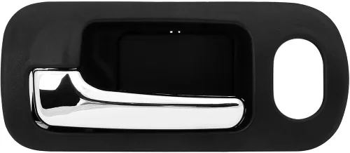 Miniatura 8 de OCPTY Manija de puerta interior del lado izquierdo del conductor delantero negro cromado para Honda Civic 2001-2005