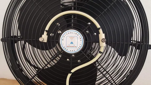 Kit de niebla de ventilador - Tubo fabricado en Estados Unidos - Anillo de nebulización de baja presión - Anillo de niebla de ventilador de