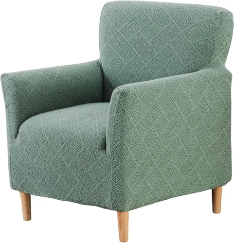 Miniatura 71 de HAOYONG - Funda elástica de terciopelo para silla de banquete, fundas para sillas de 1 pieza, fundas para sillones de sofá, funda suave para sillón