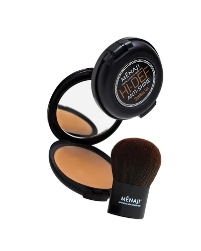 Miniatura 12 de Menaji HDPV Polvo antibrillo (bronce) Maquillaje facial antibrillo para hombres Polvo facial de alta definición Polvo facial agradable a