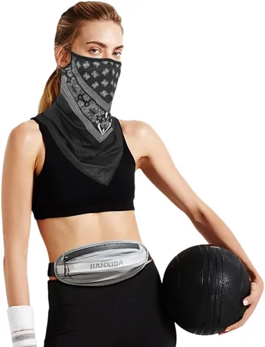 Miniatura 4 de KINGREE Pasamontañas de esquí, casco de motocicleta, polaina para el cuello, medias máscaras de secado rápido