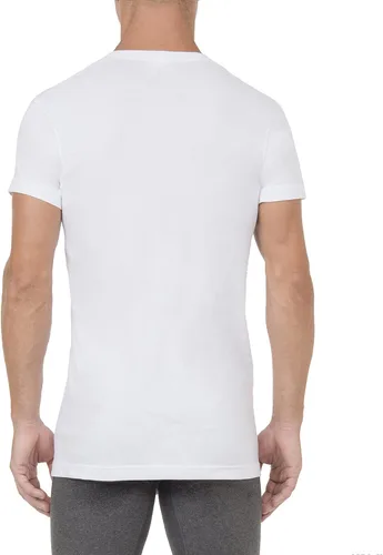 Miniatura 4 de 2(X)IST Camiseta de algodón esencial para hombre, ajuste delgado, cuello en V profundo, paquete de 3