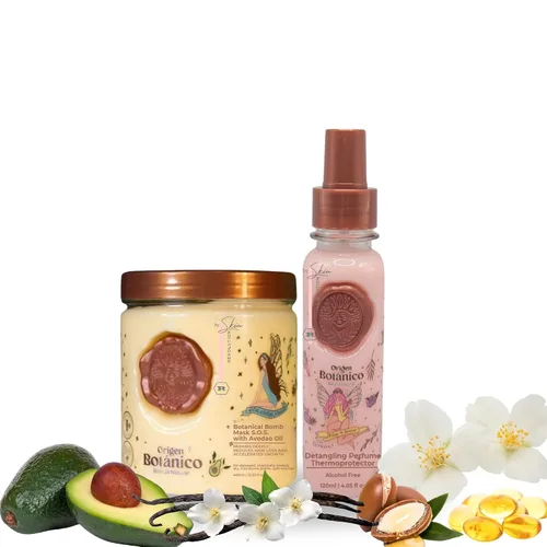 Ritual Botánico Keratina Orgánica | Tratamiento para alisar, reparar y relajar el cabello | Ingredientes naturales, orgánicos y veganos | Producto