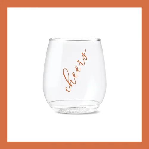 Miniatura 5 de TOSSWARE POP Vino Classic Cheers Series de 14 onzas, color, juego de 6, calidad premium, reciclables, irrompibles y de plástico transparente