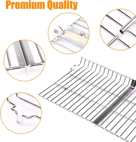 Miniatura 5 de Hisencn Rejilla de calentamiento para parrilla Char Griller 5050 3001 5650 5072 3008, Rejilla para reemplazo de piezas Chargriller, piezas para Char