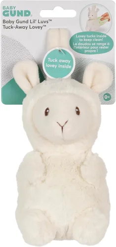 GUND Baby Lil' Luvs Tuck-Away Lovey, Liam Llama, juguete de peluche ultrasuave con manta de bebé integrada para bebés y recién nacidos