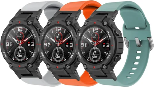 Miniatura 6 de Correas de repuesto para Amazfit T-Rex para mujeres y hombres, elegantes correas de repuesto de silicona deportiva, para Amazfit T-Rex A1918