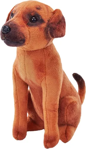 Wild Republic Rescue Dog, Mutt, animal de peluche, con sonido, 5.5 pulgadas, regalo para niños, juguete de peluche, botellas de agua recicladas