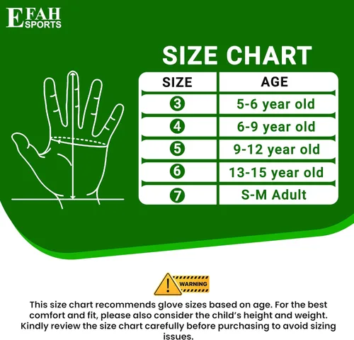 Miniatura 7 de Guantes de portero de fútbol para niños y jóvenes, guantes de portero de fútbol con palmas de agarre fuerte Verde